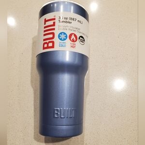 New. Built Blue Stainless Steel Tumbler